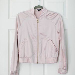 Express Satin Pink Jacket XS